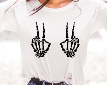 Skeleton Hands shirt, Funny Skeleton Hands Halloween shirt
