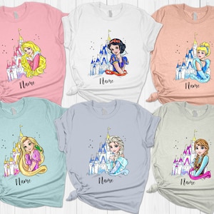 Disneyland Princess Shirts, Disneyworld Princess Shirt, Disney Girls Trip Shirts, Disney Girls Squad, T Shirt Outfit Tshirt Tee