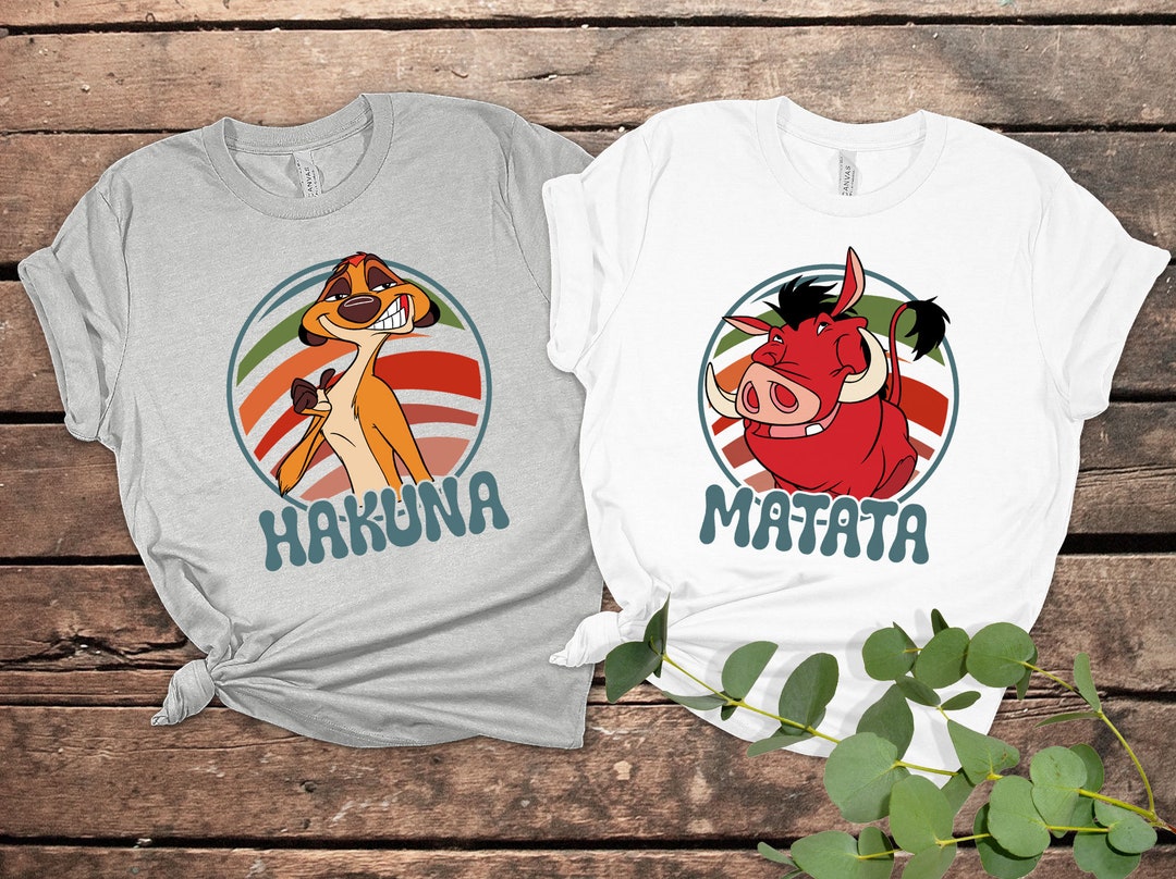 Hakuna Matata Family Shirt: Lion King Animal Kingdom Tee