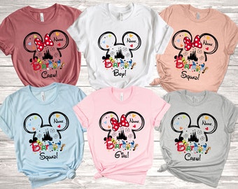 Disney Birthday Shirts 2026, Birthday Shirts Family, Disney Birthday Squad Shirts, Disney Birthday Crew, Birthday Girl, Birthday Boy