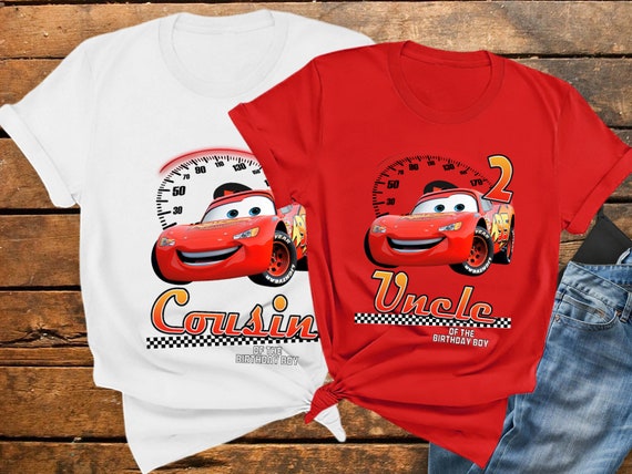 Cars Birthday Shirt, Lightning Mcqueen Family Birthday Tshirt, Cars  Matching Shirts, Cars Mommy Birthday Raglan, Cars Daddy Birthday Shirt 