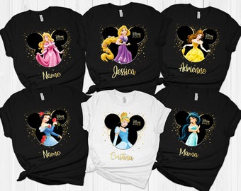 Girls Disneland Trip Disney Princess Shirts 2023 Disneyland - Etsy