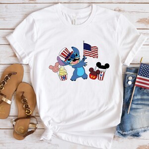 Stitch Fourth Of July Shirt, Disney 4th Of July Shirt, Disney family 4th Of July Shirt, Disneyland 4th july Shirt