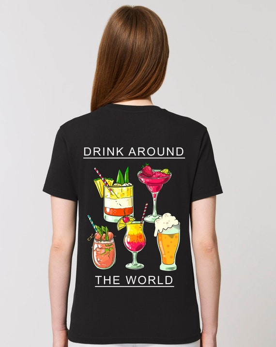 Drink Around the World Shirt Epcot Drinking Shirt Drinking | Etsy