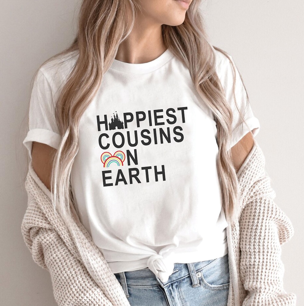 Happiest Cousins On Earth Matching Tees, Disney Park Shirts, Matching Family Retro Shirt, Group Shirt, Family Shirt, Castle Shirt, Kids Tee