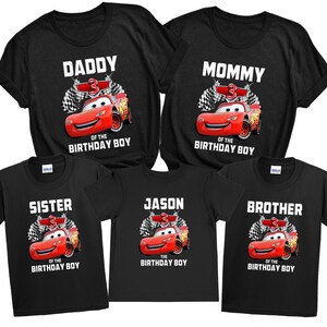 Cars Birthday Family shirt, Cars Birthday Shirt For Boy, Disney Cars Birthday, Custom Cars shirt, Cars family Shirt, Cars Party, Cars theme