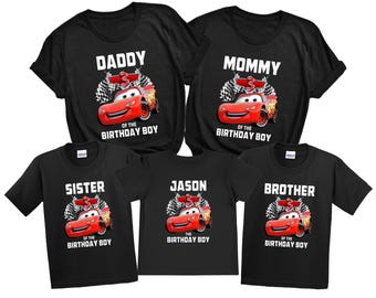 2026 Cars Birthday Family shirt, Cars Birthday Shirt For Boy, Disney Cars Birthday, Custom Cars, Cars family Shirt, Cars Party, Cars theme