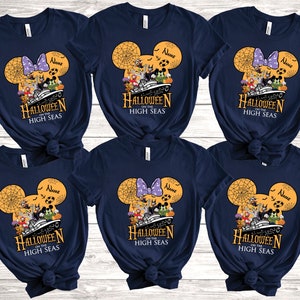 Halloween on the High Seas, Halloween Disney Cruise Line Family shirts, Disney Halloween Cruise, Matching Disney Halloween Cruise Shirts