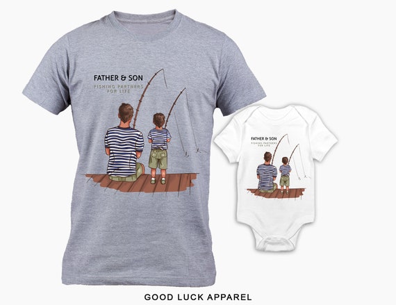 Father Son Fishing Shirts, Dad Son Matching Shirts, Father Son Fishing  Shirts, Fishing Shirts, Fathers Day Fishing Gift, Daddy and Me Outfit 