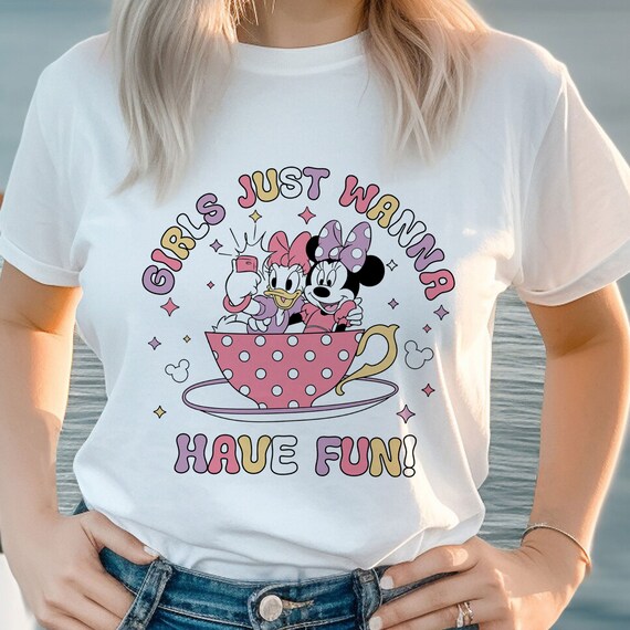 Disney Minnie Daisy Girls Shirt, Girls Just Wanna Have Sun  display picture 1