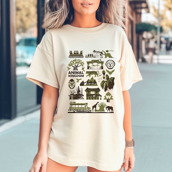 Animal Kingdom Retro Style T-shirt, Comfort Colors Disney Animal
