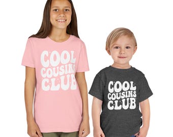 Cousins Club Shirt, Kids Cousins Graphic Tee, Family Reunion Outfit, Retro Style Shirt, Cousin Crew Kids Shirt, Cousin Crew T-shirt