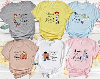 2026 Toy Story Shirts, You've Got a Friend in Me, Friends matching shirt, Woody Buzz Jess, Family Vacation Trip, Toy matching Shirts
