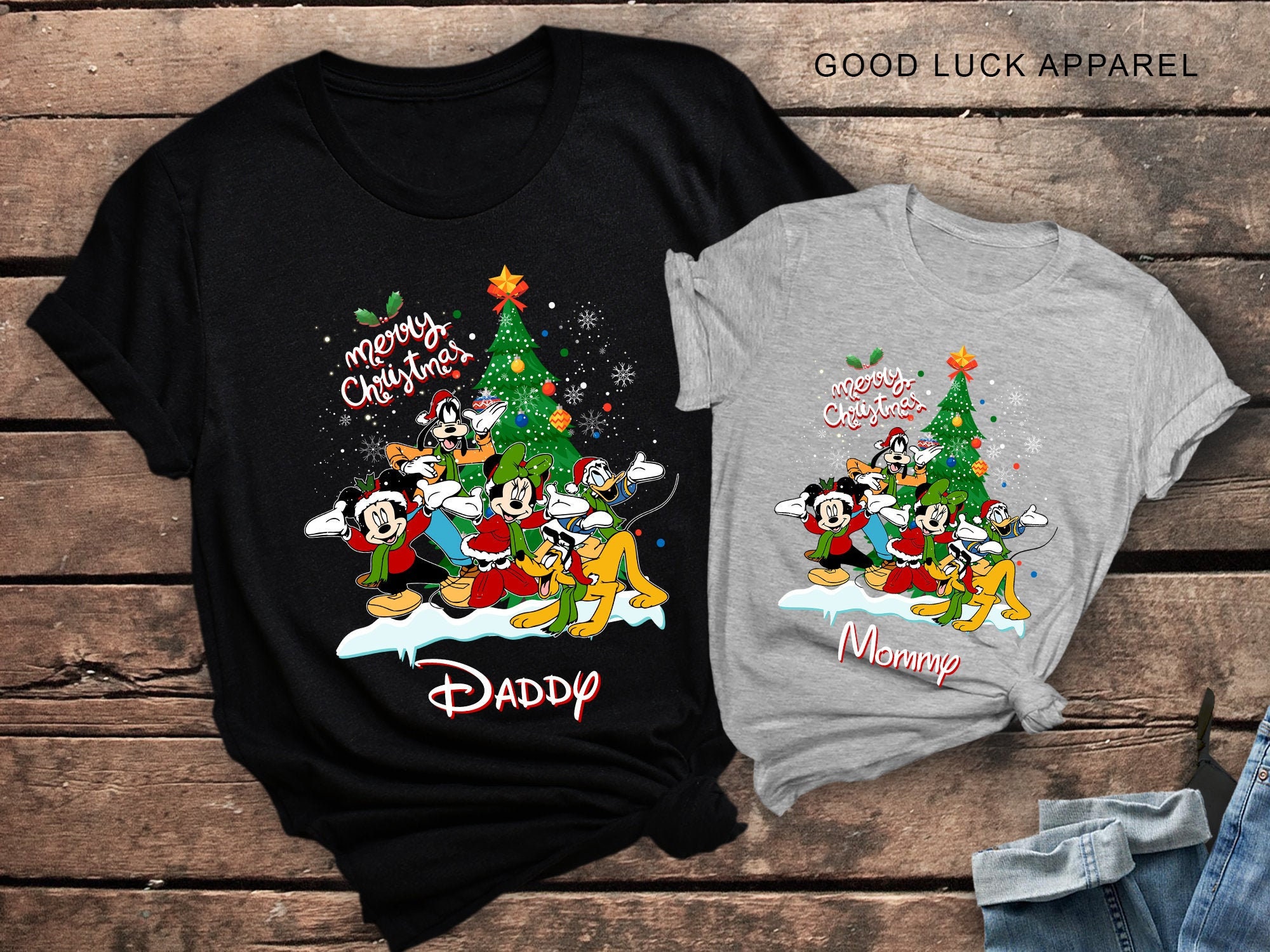 Camisas navide as de Disney para la familia camiseta navide a de