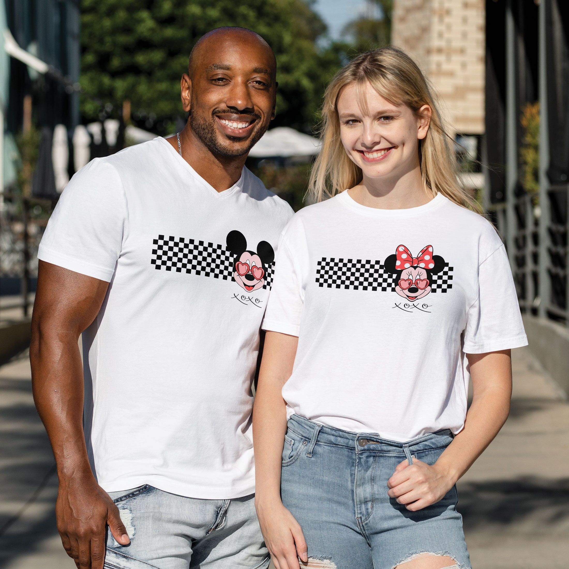 2026 Valentines Day Shirt, Mickey and Minnie Hugs & Kisses, Mickey