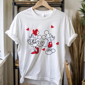 Mickey and Minnie Valentines day shirt, Mickey and Minnie Disney shirts, Couple shirts, Couple Valentine gift, Matching valentines day shirt