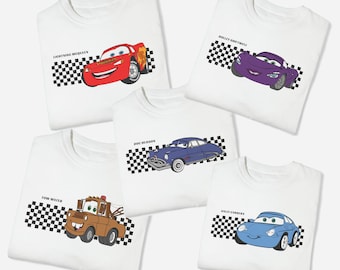 Disney Cars T-Shirt for Adult, Youth and Toddler, Cars Team Shirt, Disney Birthday Crew
