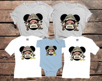 Personalized Animal Kingdom shirt Disney Animal Kingdom Family Vacation Vacation 2023 shirts Animal Kingdom Shirts Safari Jungle Trip Shirt