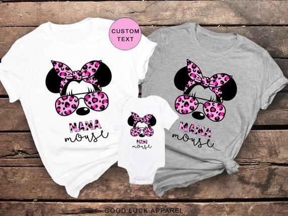 Mama Mouse Tee, Family Vacation Mouse Matching Shirts Mama Mouse Tee, Family Vacation Mouse Matching Shirts