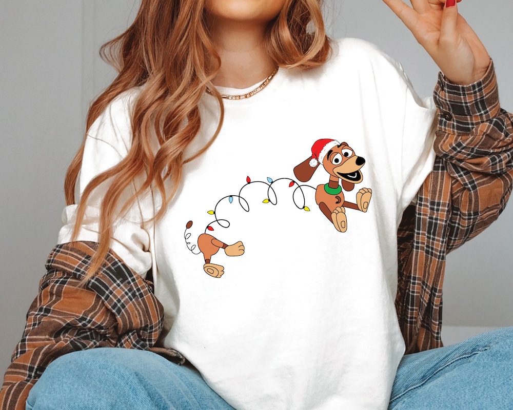 Toy Story Slinky Dog Christmas Shirt, Toy Story Christmas, Disney Christmas Tee, Disney Slinky Christmas Tee, Slinky Dog Tee, Toy Story Tee