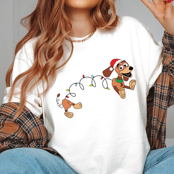 Toy Story Slinky Dog Christmas Shirt, Toy Story Christmas, Disney Christmas tee,  Disney Slinky Christmas Tee, Slinky Dog Tee, Toy Story tee