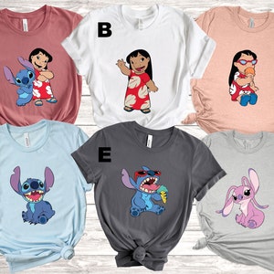 Disney Stitch Shirt, Lilo & Stitch Shirt, Disney Snacks, Stitch With Snacks Shirt, Party Stitch Tee, Pink Stitch Tee, Disney family shirts