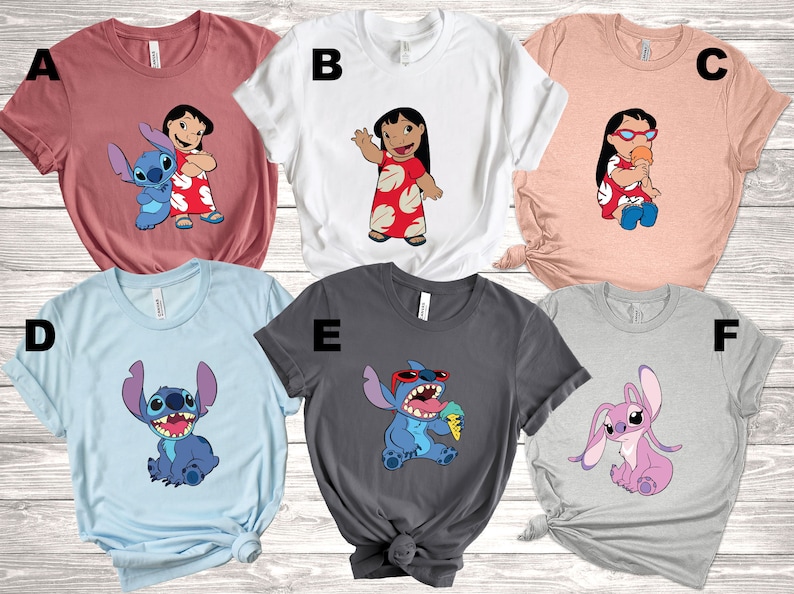 Disney Stitch Shirt 2026, Lilo & Stitch Shirt, Disney Snacks, Stitch With Snacks Shirt, Party Stitch Tee, Pink Stitch Tee,Disney family Tees bild 1