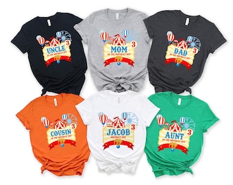 Carnival Birthday Shirt Boy, Circus Birthday Shirt Girls, Circus Tshirt, Carnival Shirt Family, Circus tshirt Circus Themed Party Tee Family