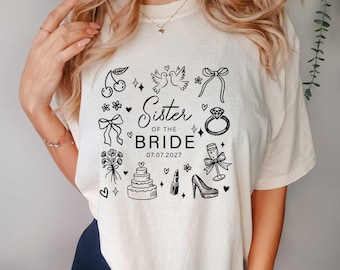 Comfort Colors Bridal Party Shirt: Mother of Bride, Groom