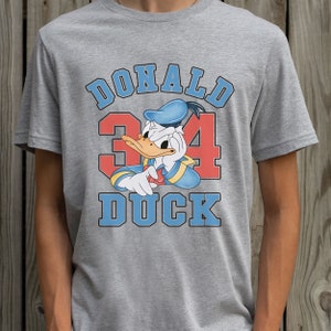 Donald Duck 34 Shirt, Disney Donald Duck T-shirt, Adult, Youth, Toddler Donald shirt