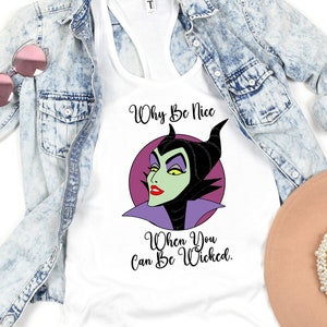 Maleficent Disney shirt Maleficent Shirt Disney Villain Shirts For Women Villain Disney Tank Top Mean Girls T Shirt Disney Witches T shirt