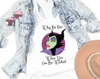 Maleficent Disney shirt Maleficent Shirt Disney Villain Shirts For Women Villain Disney Tank Top Mean Girls T Shirt Disney Witches T shirt