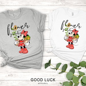 Epcot Flower and Garden Shirt Minnie mouse shirt Epcot Flower and garden festival Shirt Minnie Flower Tee Disney Gifts for Her