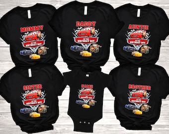 Disney Cars Shirt,Cars Group Shirt,Pixar Cars Family Matching Shirt,Cars Pixar Shirt, Cars Team Shirt,Disney Vacation, Disney Birthday Crew