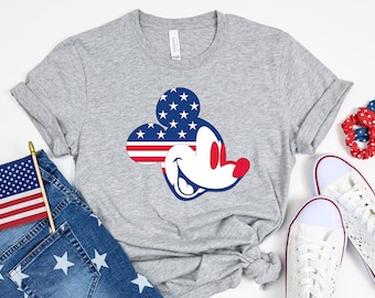 Mickey Mouse Fourth Of July Shirt For Family, Disney 4th Of July Shirt, Mickey Mouse 4th Of July Family Shirt, Disneyland 4th july Shirt