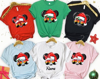 Mickey Mouse Christmas shirt, Disney Christmas Shirts for Family, Disneyland Christmas Shirt,Family Mickey Minnie Mouse Christmas Shirt