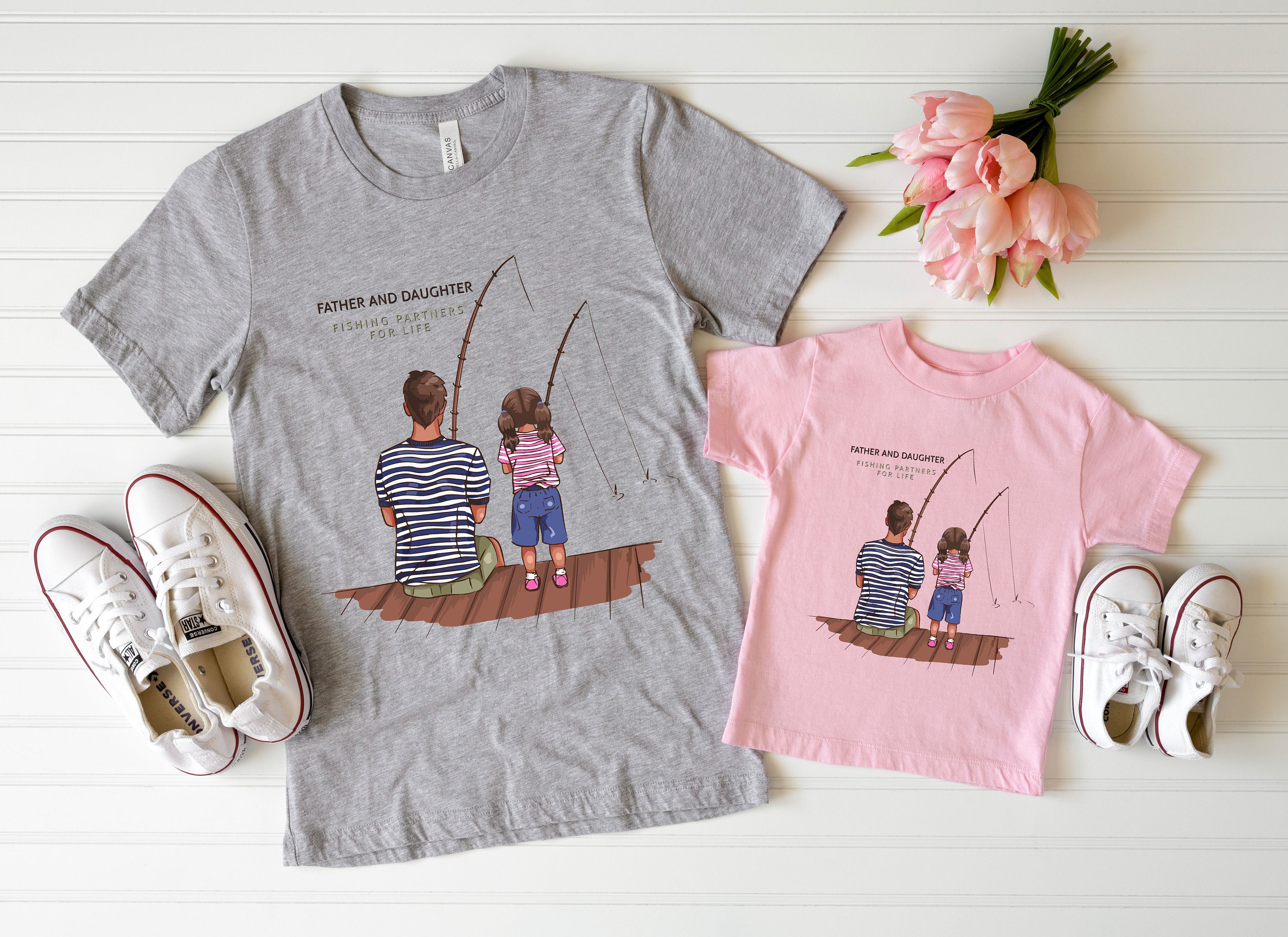 Father And Daughter Fishing Partners Shirt Father And Daughter Fishing Partners Shirt