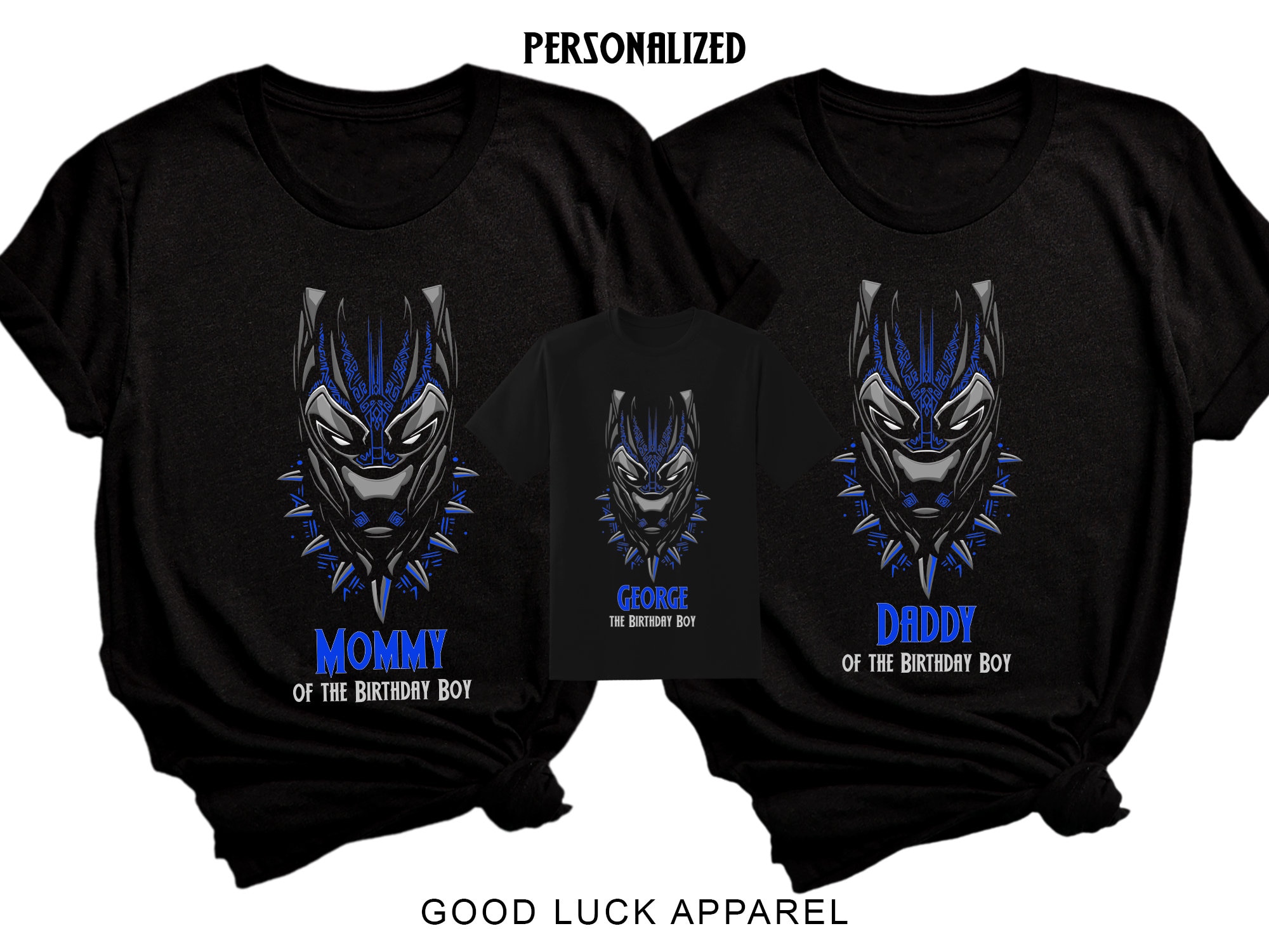 Black Panther Shirts for Family Birthday Boy Black Panther Etsy