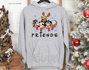 Friends Christmas sweatshirt, Disney Christmas Family hoodie, Disney Christmas shirts, Family Christmas Shirt, Vacation Disney World trip