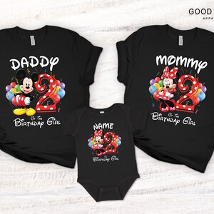 Minnie Mouse Birthday Girl Shirt, Minnie Mouse Birthday Shirt, Family Minnie Mouse Birthday Tee, First Birthday Minnie mouse shirt