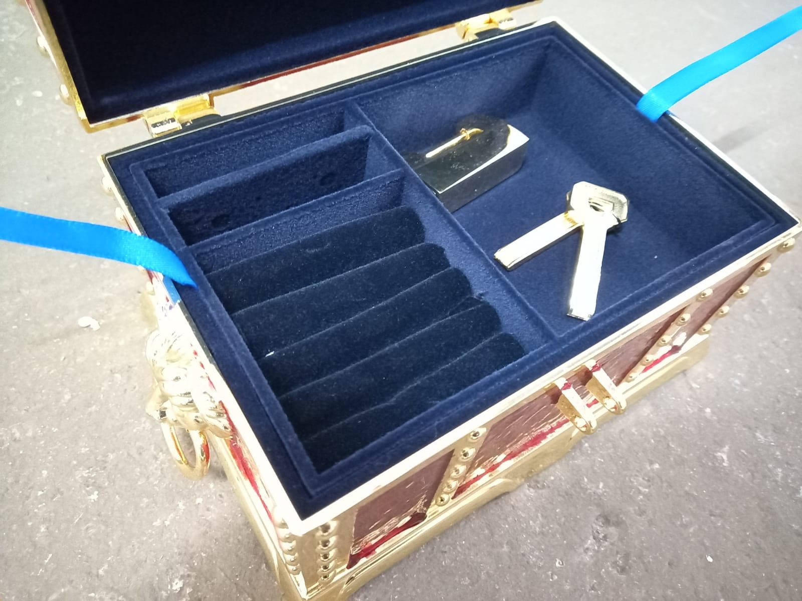 Large Metal Treasure Box RPG Chest Decoration Item Etsy