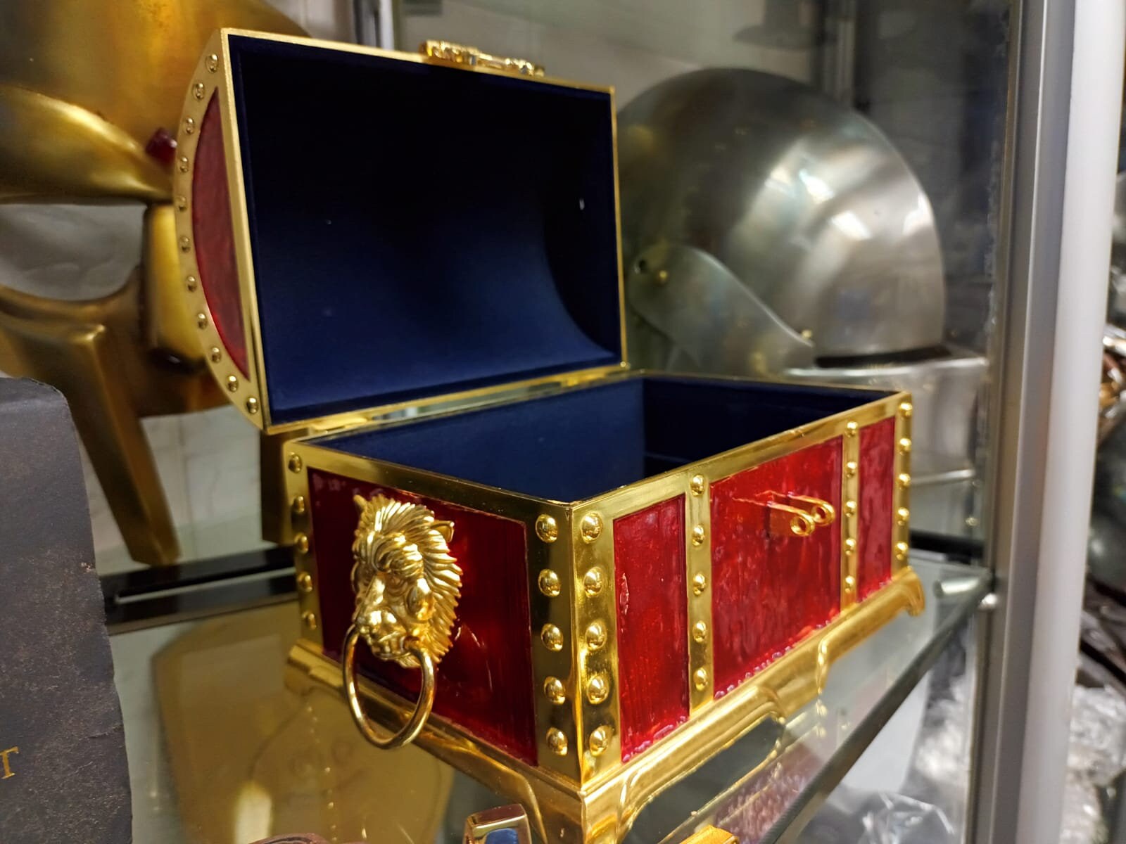 Large Metal Treasure Box RPG Chest Decoration Item Etsy Canada