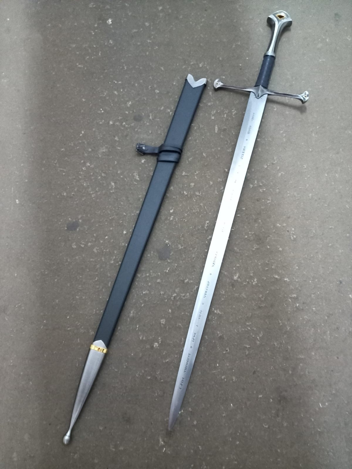 Der Herr der Ringe Strider Anduril Schwert von Aragorn Etsy
