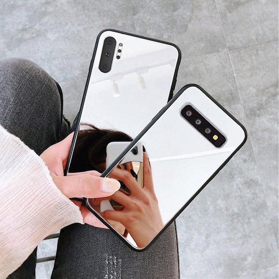 New Supreme Mirror look glass Mobile Case with Pop holder case –