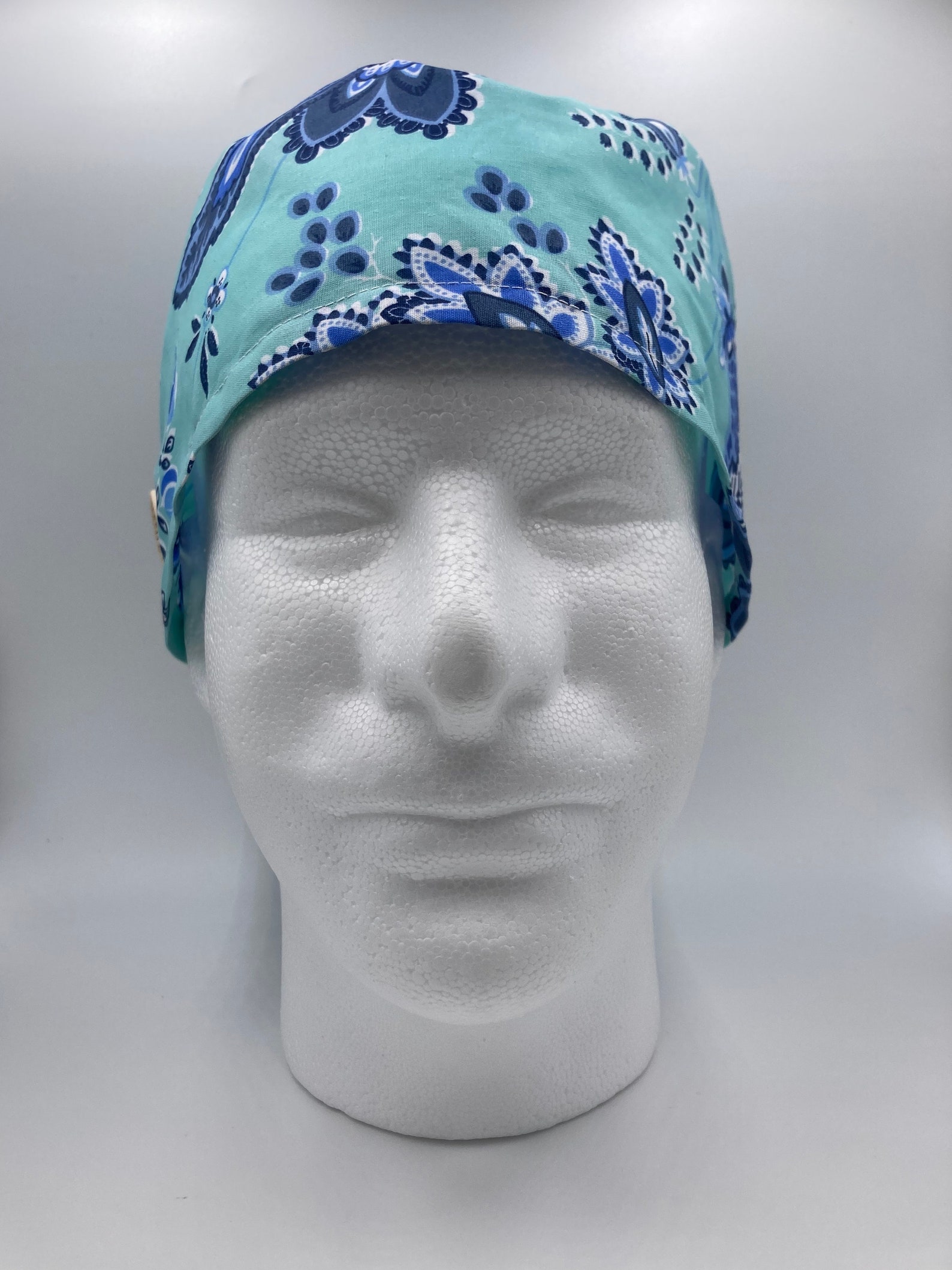 Homemade surgical caps with buttons and elastic/ Reusable and Etsy