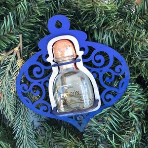 Tequila mini shooter laser svg design ornament