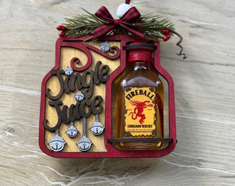 Jingle Juice Fireball Ornament SVG Laser Cut File (Digital Download)