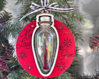 Funny Christmas Ornament SVG: My Last F U C K (Digital Download)