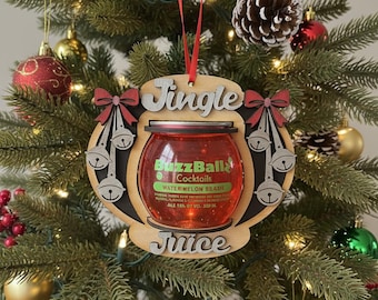 Jingle Juice B uzz  B all Christmas ornament shooter digital design file