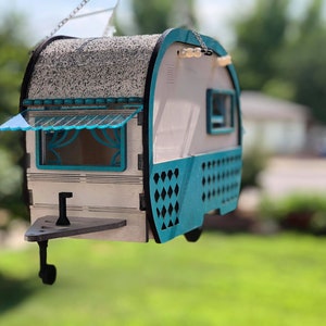 Vintage Camper peekaboo spy birdhouse SVG and DXF digital Design only No physical product image 4